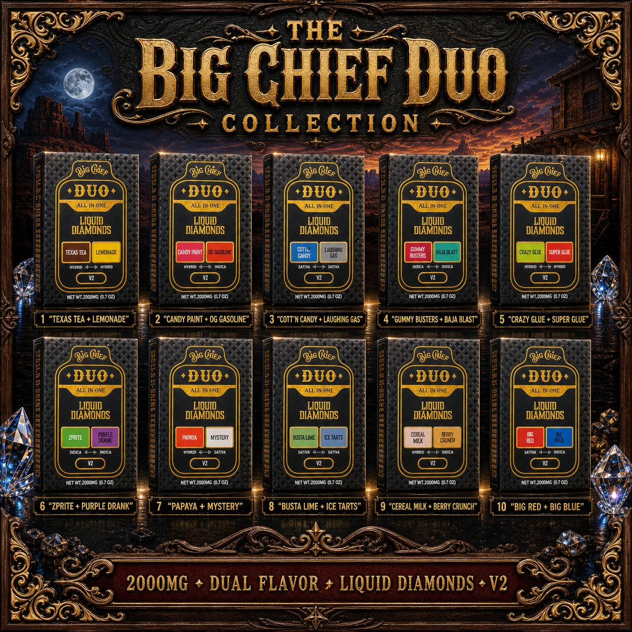 Big Chief DUO V2 ten-package collection