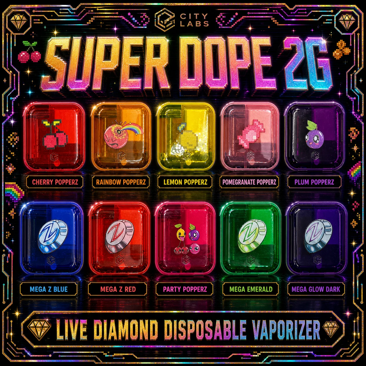 Super Dope 2G ten-device lineup